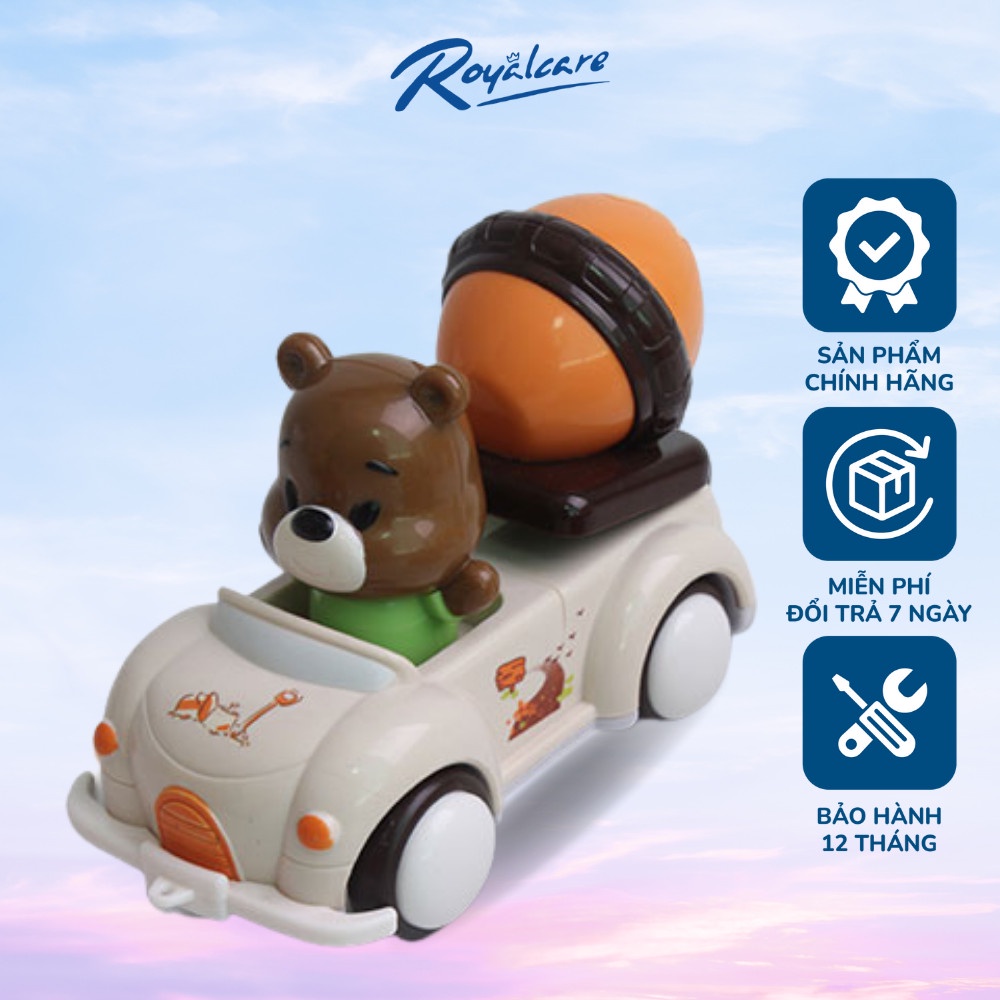 Ảnh Đồ chơi ô tô trớn đà hình thú ngộ nghĩnh cho bé Royalcare 82255A 4
