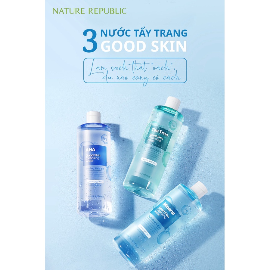 Ảnh Nước tẩy trang Nature Republic Good Skin Cleansing Water 500ml 4