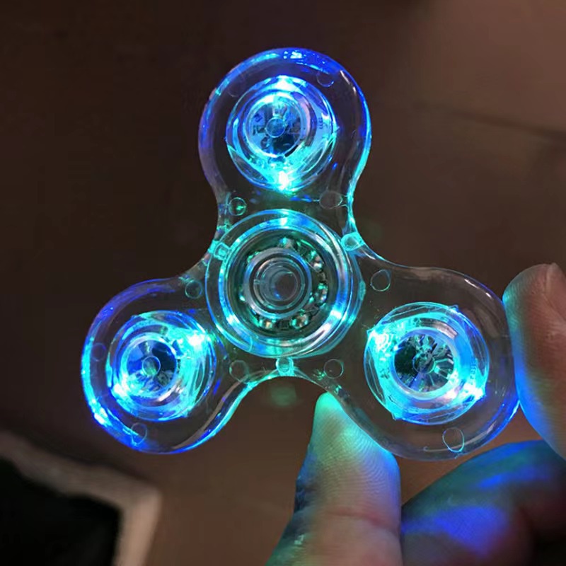Đèn LED Nhiều Màu Sắc Hình Ngón Tay Pha Lê Trong Suốt Lấp Lánh
