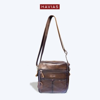 Mesa HAVIAS túi da chéo da bò thật Vachetta cao cấp