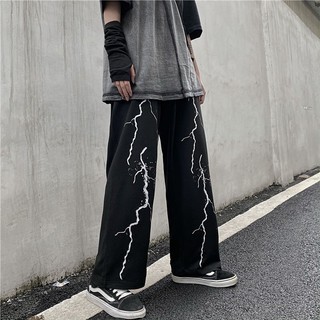 Quần Jogger Nam Nữ Thể Thao Dài Vải Thun Co Giản 4 Chiều Thiết Kế tia chớp Trẻ Trung Năng Động K1