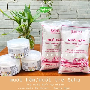Muối hầm, muối tre, hoa muối Sahu - muối biển truyền thống Sa Huỳnh