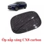 Ốp nắp bình xăng Carbon xe Mazda CX8 2019 - 2022, 2023, 2024, 2025 vân cacbon cao cấp