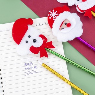 3 Bút Bi Giáng Sinh Noel Mực Xanh - Thỏ Hồng VPP