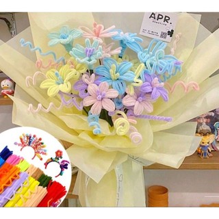 100 cành kẽm nhung làm hoa, đồ chơi handmade QNshop