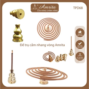 Trụ cài hương vòng, thắp hương, để lư xông trầm combo 10 trụ - Amrita
