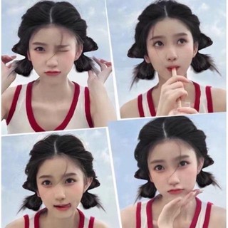 Tóc giả kẹp hình nơ cho nữ dễ thương HaminStore
