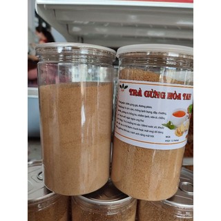 [Lẻ=SỈ]500gr bột trà gừng đường phèn sấy điện THƠM NGON uống thử là nghiện