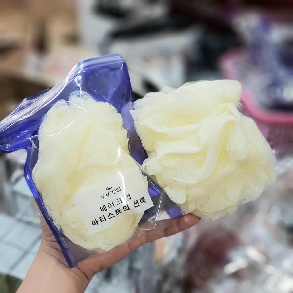 Bông Tắm Dày Dặn Chất Lượng Cao Vacosi Plastic Bath Sponge 60g BP21