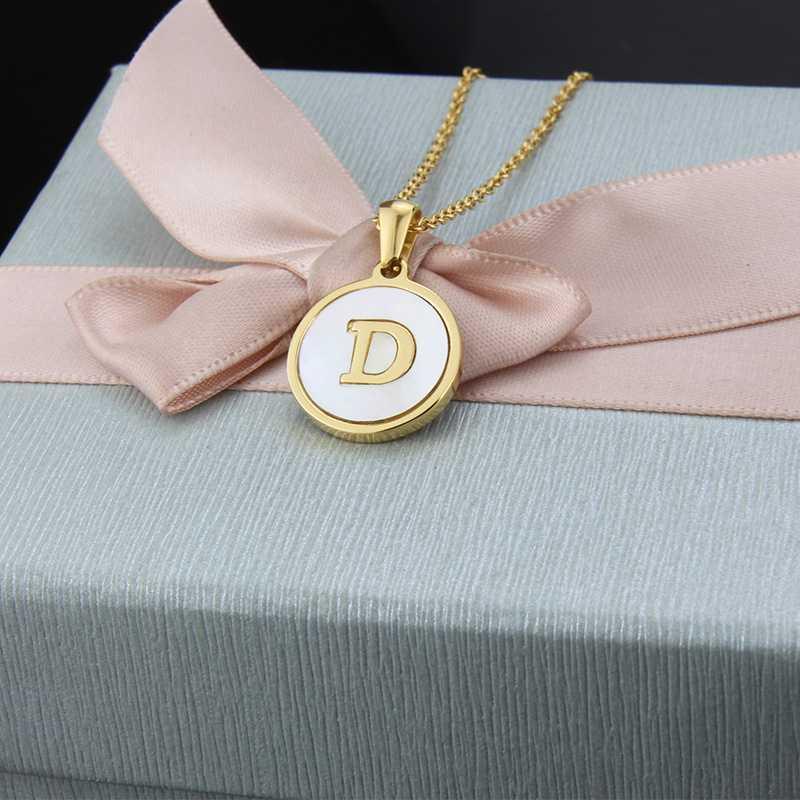 Mặt dây chuyền và vòng tay thời trang với 26 chữ cái tiếng Anh, phụ kiện cặp đôi cho nam và nữ, món quà ý nghĩa có thể ghi tên học sinh