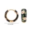 Unstop * Boho Circle Huggie Hoop Bông tai Chunky Tối giản Bông tai Trang sức nhẹ