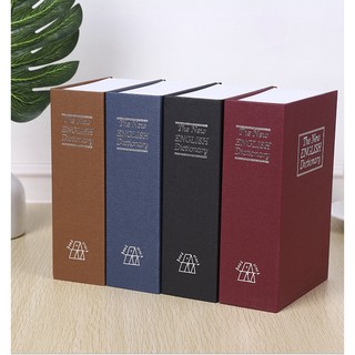 (freeship) Két sắt quyển sách từ điển loại mini 2 lớp xinh xắn 18cmx12cmx5cm