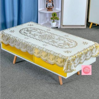 Khăn Trải Bàn Chất Liệu Nhựa PVC Cao Cấp Không Thấm Nước Size 90 x 150 cm