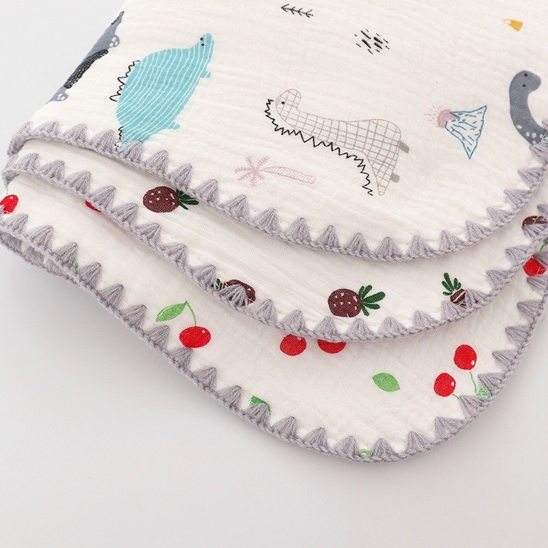 Gối xô sơ sinh 100% cotton 10 lớp mềm mại, thoáng khí cho bé mesocsshop
