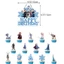 ST2 Frozen Elsa Chủ Đề Trẻ Em Sinh Nhật Trang Trí Biểu Ngữ Bánh topper Bóng Bộ Cung Cấp TS2