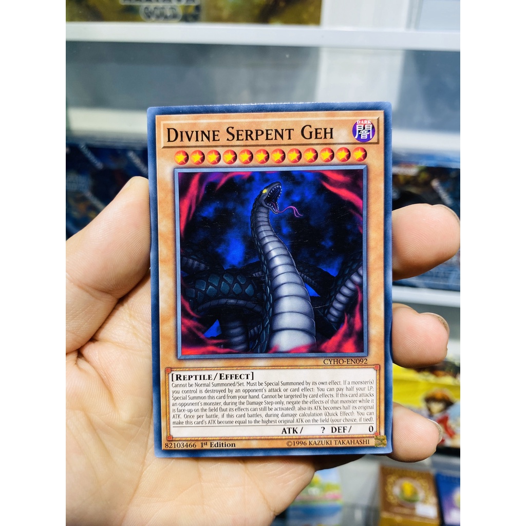 Th bi YugiOh! M CYHO-EN092 - Divine Serpent Geh - Common - 1st Edition |  Shopee Vit Nam