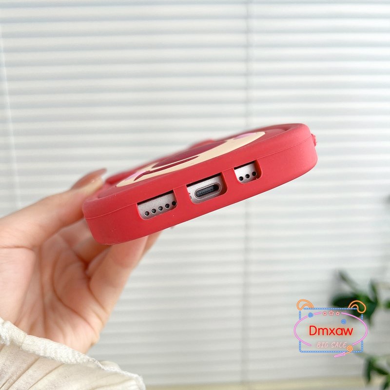 Ốp Điện Thoại Silicone Mềm Hình Gấu Cho iPhone 14 Pro Max 13 Pro Max 12 11 Pro Max X XR XS Max
