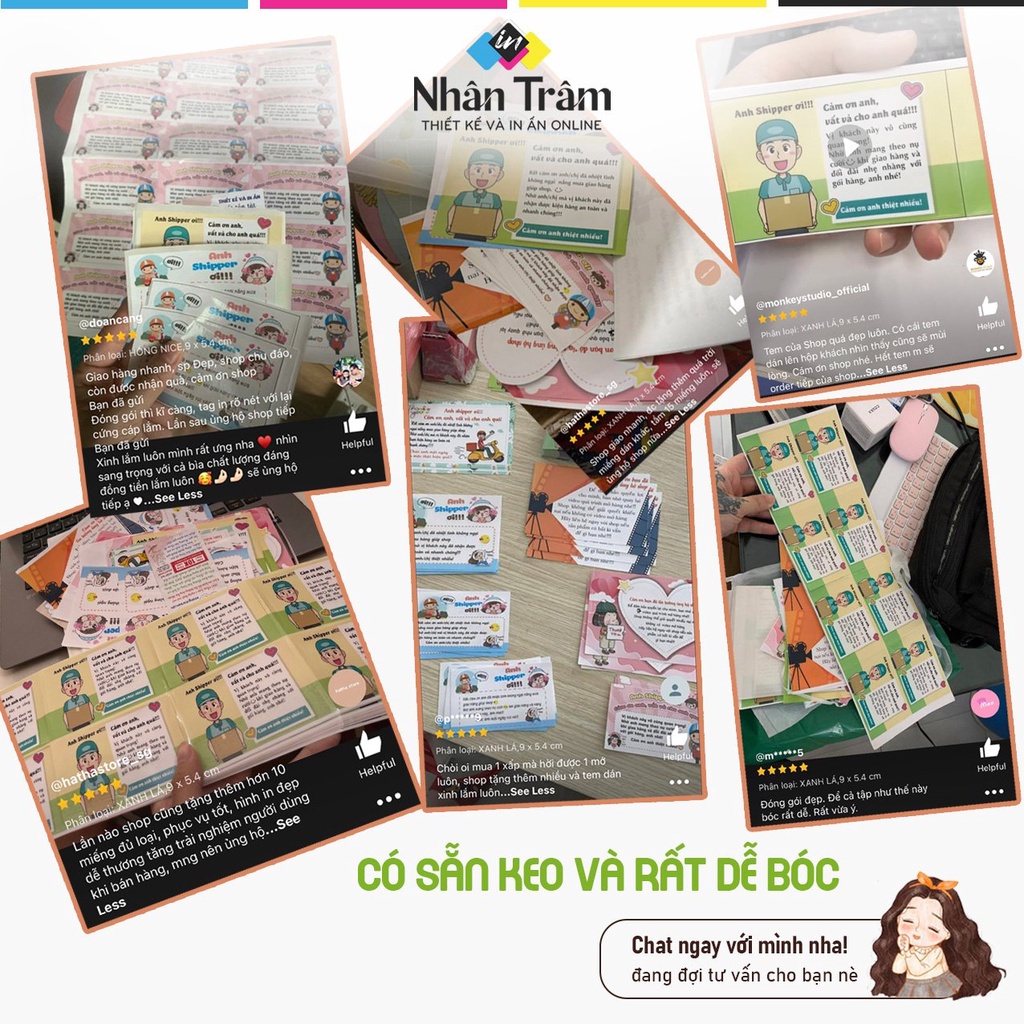 [CÓ SẴN] 1000 tem dán shipper | Shopee Việt Nam