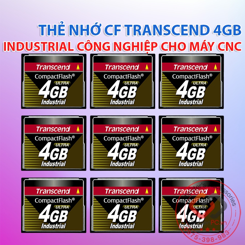 Thẻ nhớ CF Card 4GB Industrial CompactFlash Ultra chuyên dùng cho máy