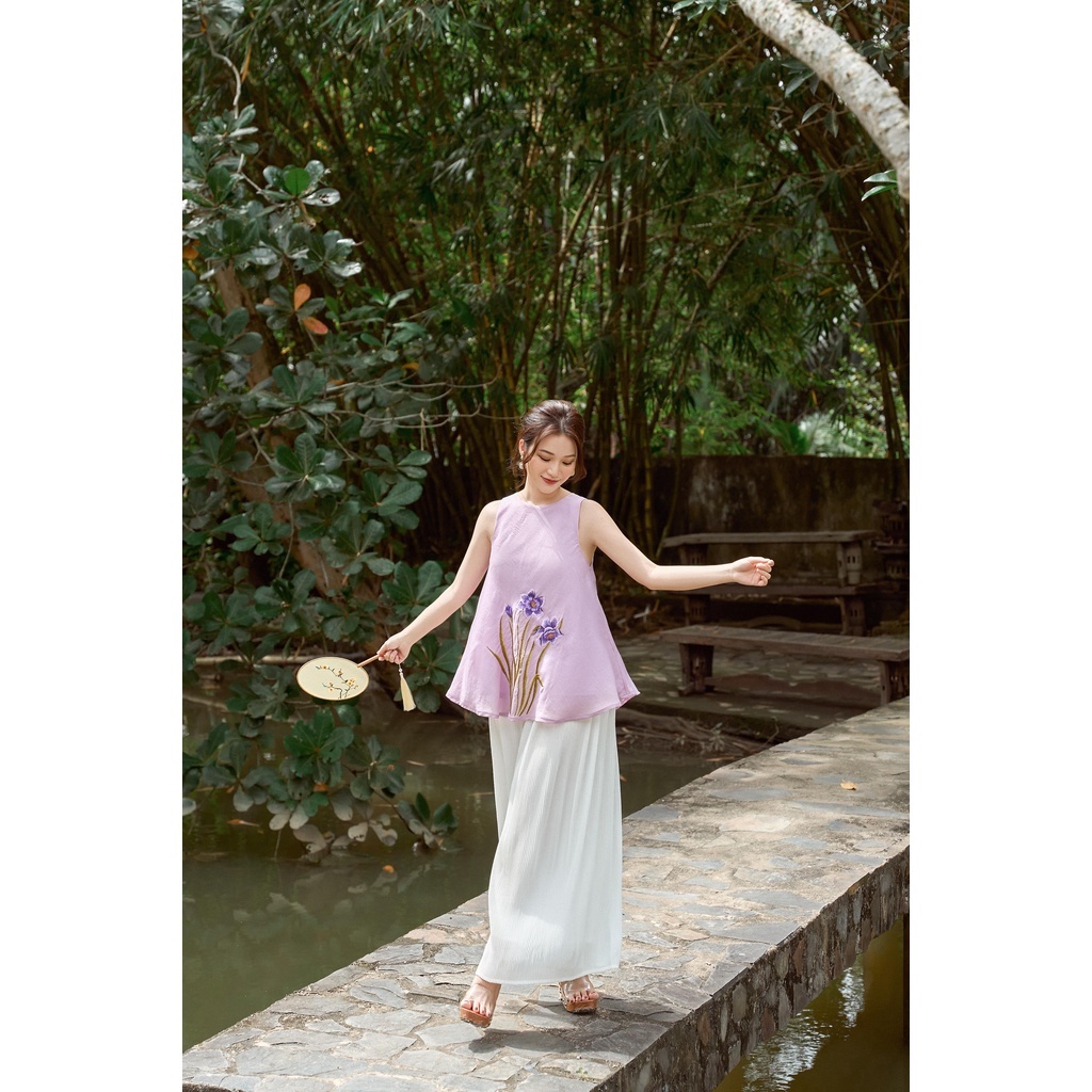 Áo Tú Xuân The Kat House, vải tơ Organza mịn màng, mỏng nhẹ, thoáng mát