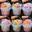 Set 20 Dây Buộc Tóc Cao Su Co Giãn Không Làm Đau Họa Tiết Hoạt Hình Phong Cách Hàn Quốc Cho Bé