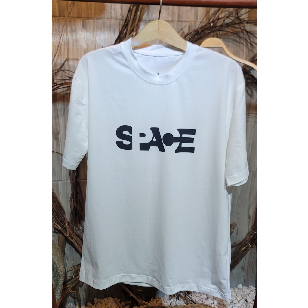 Áo thun Stee SPACE in White CVC - Giá sỉ Unisex