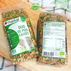Đậu Hà Lan hữu cơ Markal (xanh & vàng) 500g