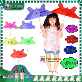 CÂY DÙ CHO BÉ TAI THỎ IN HÌNH SIÊU DỄ THƯƠNG DÙNG ĐỂ CHE NẮNG MƯA - Ô CHO BÉ ĐI CHƠI