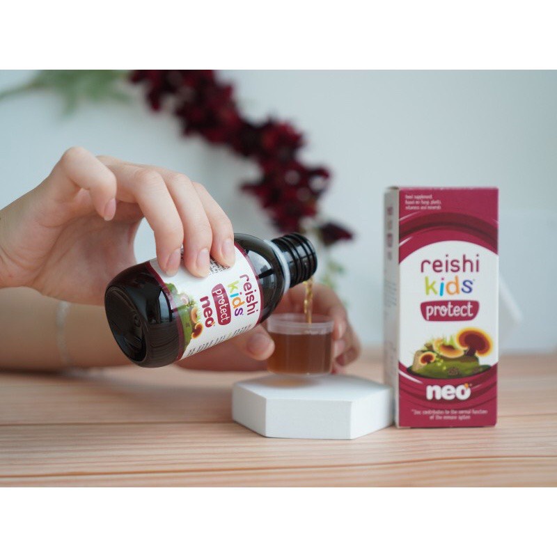 Combo 2 hộp Reishi Kids Protect Neo- Bổ sung vitamin, hỗ trợ tăng miễn dịch, tăng đề kháng hộp 150ml
