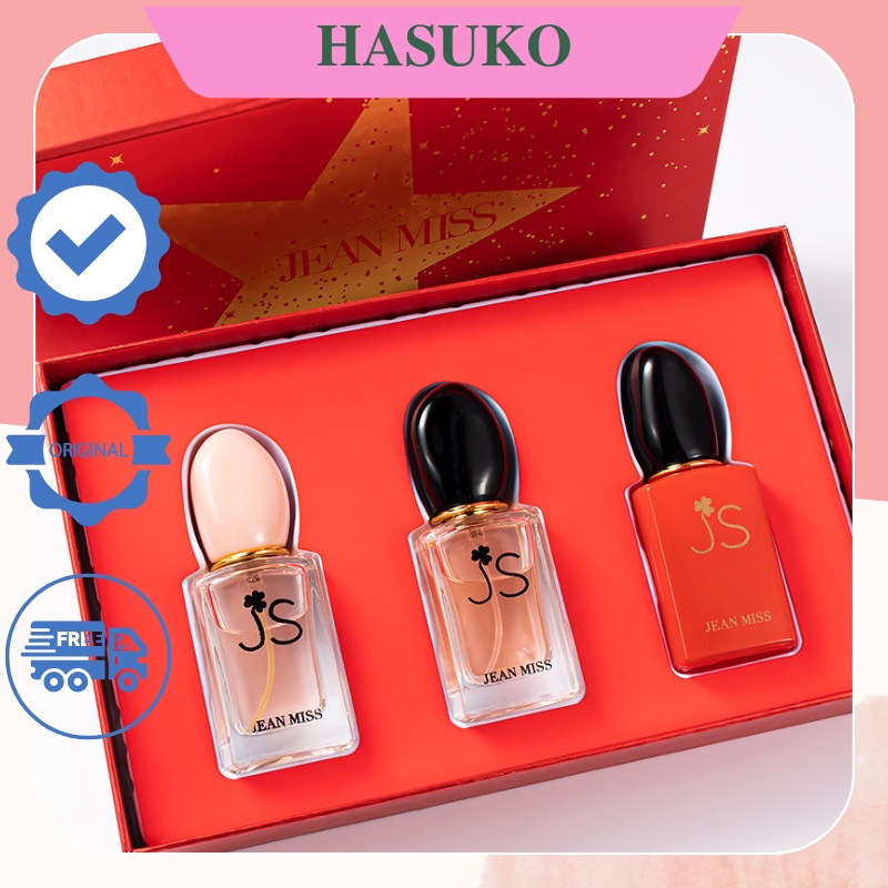 Bộ quà tặng nước Hoa Nữ, Nước Hoa Jean Miss Lifetime Love 3x30ml Thanh lịch, Quyến rũ và Ngọt ngào - Chính hãng