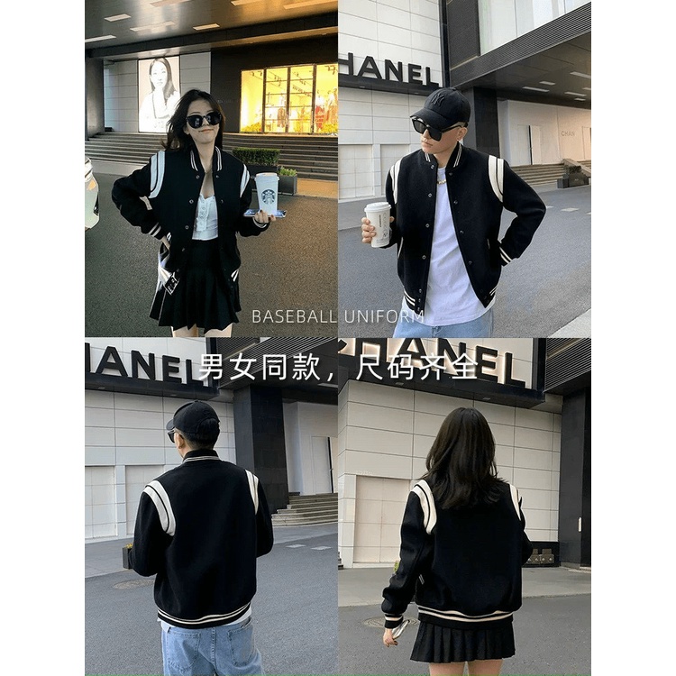 (HCM) ÁO KHOÁC BOMBER VIỀN 2 SỌC SANG CHẢNH -THỜI TRANG HÀN QUỐC CÁ TÍNH HOTTREND CHO CÁC CHỊ EM HIYU STORE