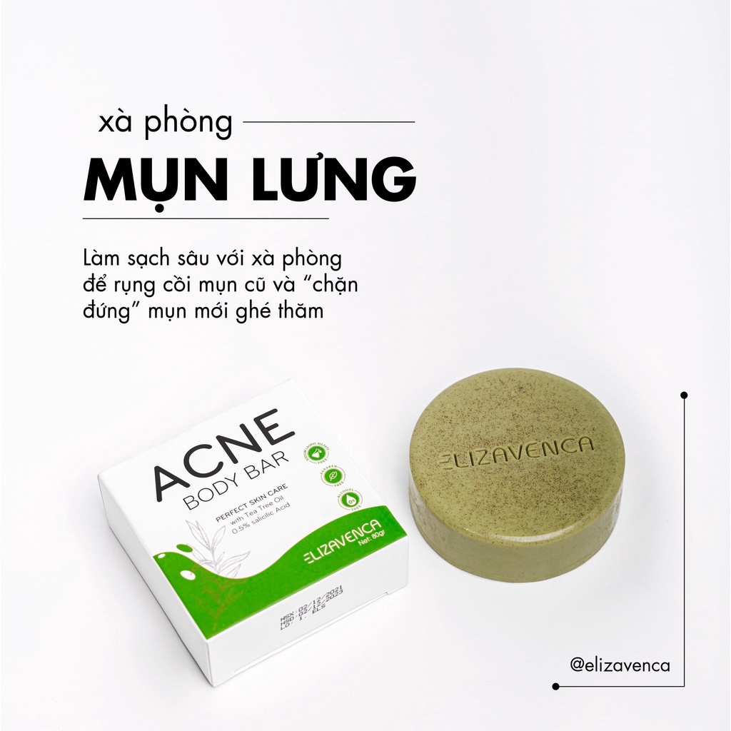 [Combo 2 Chai] Xịt giảm mụn lưng, viêm nang lông Elizavenca