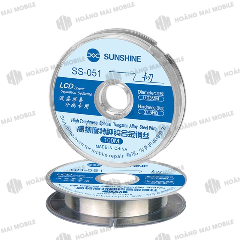 Dây cắt kính SUNSHINE SS-051 dài 100m, đường kính lõi 0.03mm - 1 cuộn