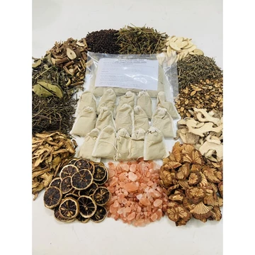 SỈ SET BỘT NGÂM CHÂN HƠN 18 VỊ THẢO DƯỢC/bột thảo dược túi lọc dưỡng cho spa/BẠCH HƯƠNG VÂN THẢO