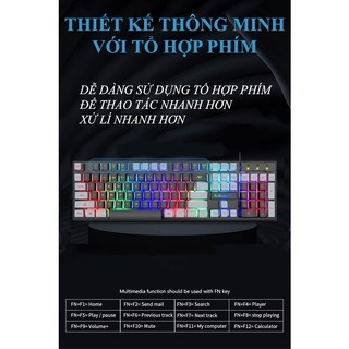 Bàn phím giả cơ gaming K-Snake K4 Led đa màu, Keycaps cực đẹp