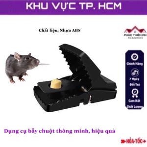 Bẫy chuột nhựa đen - thông minh, hiệu quả