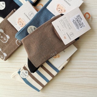 Set 10 Đôi Tất Cổ Cao Cotton Trẻ Em Hình Gấu Panda Ngộ Nghĩnh...