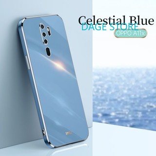 Ốp Điện Thoại Mềm Viền Thẳng Màu Trơn 6D Cho Oppo A9 2020 A5 2020 A11 A11X