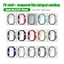 Phim bảo vệ + Vỏ trong suốt cho Apple Watch Ultra 2 49mm PC cứng khung rỗng cản trước cho iWatch Ultra 49mm trường hợp Accessorie
