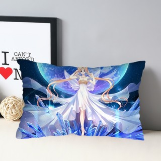 Anime Phổ Biến Nhật Bản Thủy Thủ Mặt Trăng Quà Tặng Sinh Nhật Xe Cusion Một Mặt In Hình Chữ Nhật Polyester Phòng Ngủ Sofa Trang Trí Nhà Gối (Không Có Lõi Gối)