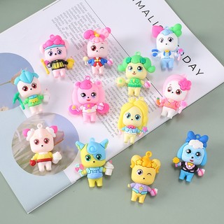 3 Móc Khóa Cậu Bé Cún Mái Tóc Thời Trang - Thỏ Hồng VPP