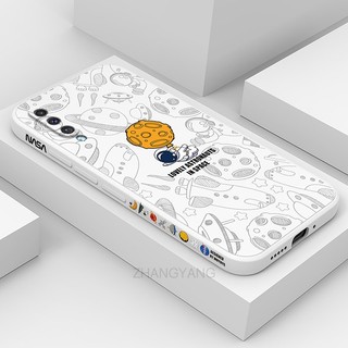 ốp lưng Samsung a7 2018 a50 a50s a30s a70 a750 Ốp Điện Thoại Silicone TPU Mềm Họa Tiết Phi Hành Gia Có Dây Đeo Cho Samsung a7 2018 a50 a50s a30s a70 a750