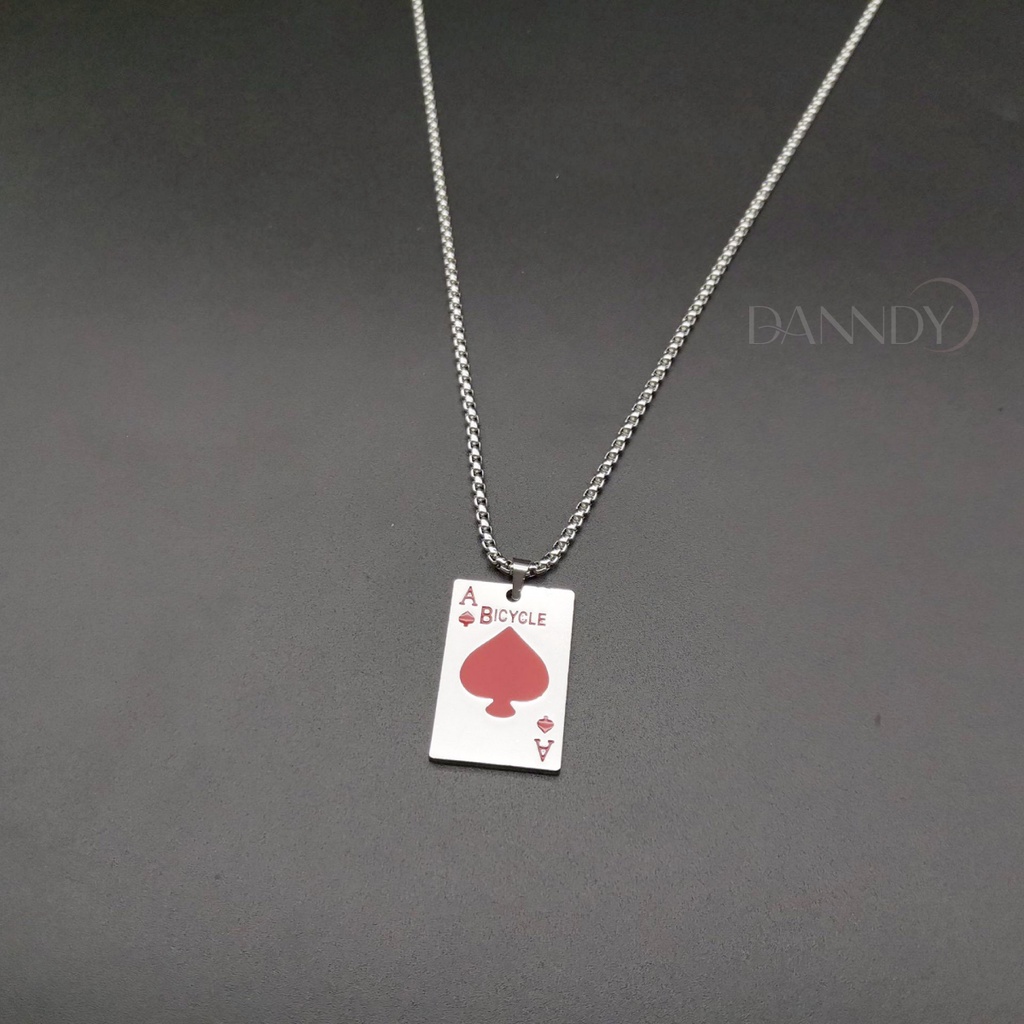 Dây chuyền cặp đôi nam nử.dây chuyền cặp .dây chuyền thần bài cá tính .dây chuyền titanium ngầy cá tính.