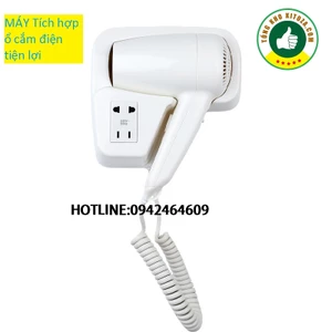 Máy sấy tóc DIEBA gắn treo tường cao cấp có ổ cắm of Korea