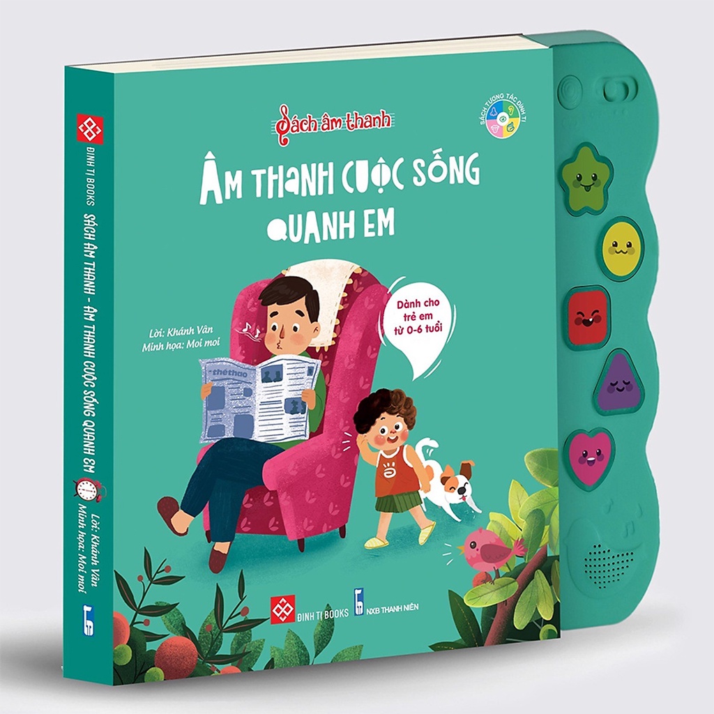 Ảnh Sách Âm Thanh - Sách Tương Tác 0-6Y [Nhiều Chủ Đề] - Đinh Tị Books 4