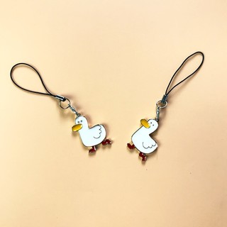 Móc Điện Thoại Hình Chú Vịt Nhỏ Dễ Thương Diy