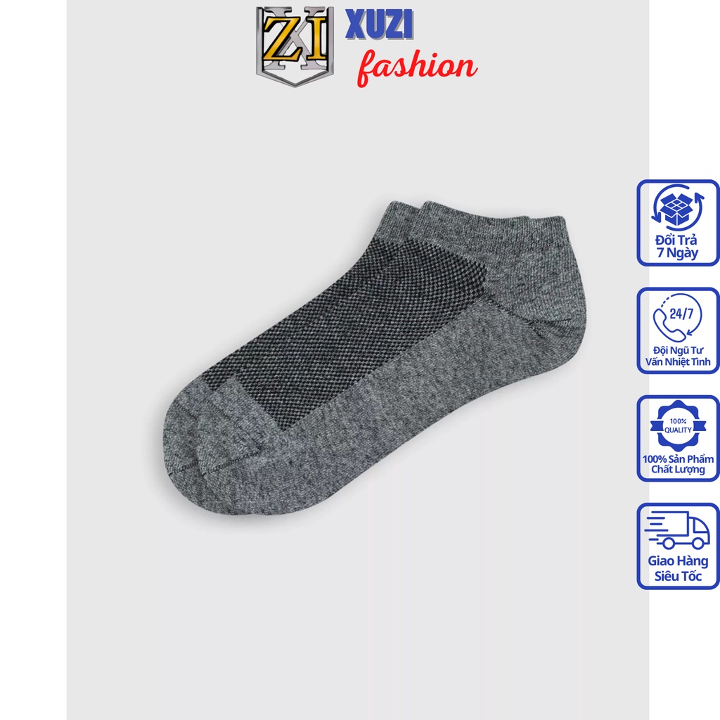 tất nam nữ cổ ngắn (1 đôi ) , vớ cotton dày dặn hàng dệt kim cao cấp co dãn tốt , chống hôi chân nhiều màu ngẫu nhiên