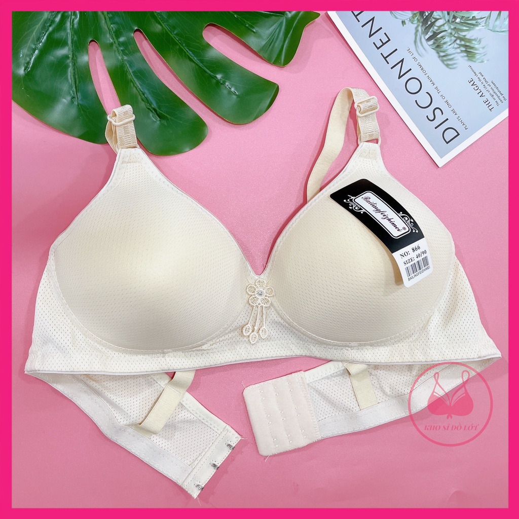 Áo ngực không mút không gọng thông hơi cup lớn size 38 40 42