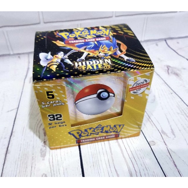 Hộp 32 túi thẻ bài Pokemon Vip (160 lá bóng) | Shopee Việt Nam