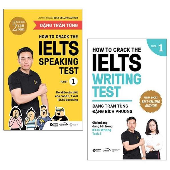 Sách - Combo How To Crack The Ielts Speaking + Writing Test - Vol1 (Bộ 2 Cuốn) - Gamma